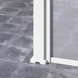 Store latéral blanc 3M pergola bioclimatique