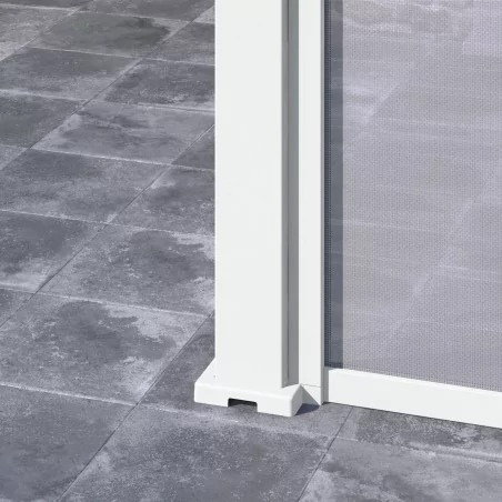 Store latéral blanc 3M pergola bioclimatique